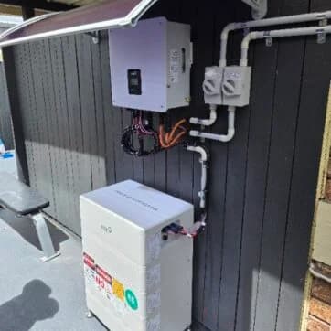 FOX ESS 23.3kWh Battery Pack Installed in Mount Cotton - Image 1