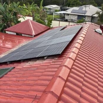 13.3kW Solar PV System with GoodWe ESA 48kWh Battery Pack installed in Munruben - Image 3